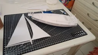 Maqueta de barco velero