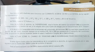 TV/Radio Iberia VP-1297 Vintage