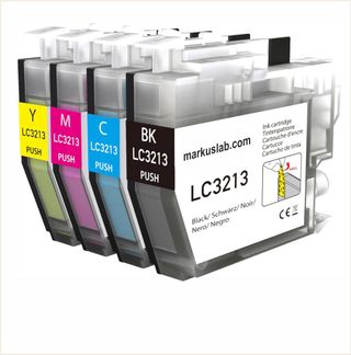 4 x Cartuchos Tinta Brother LC3213 Compatibles