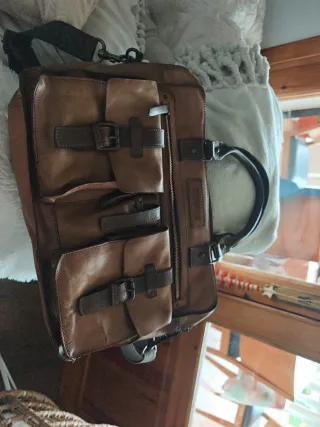 Maletín Pikolinos Cognac Cuero