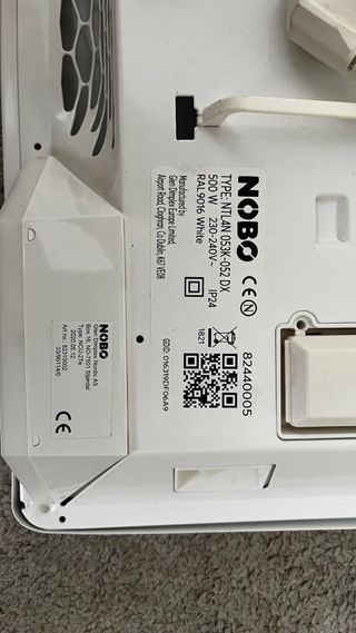 Radiador Nobo Eléctrico 500W (hasta 10m2)