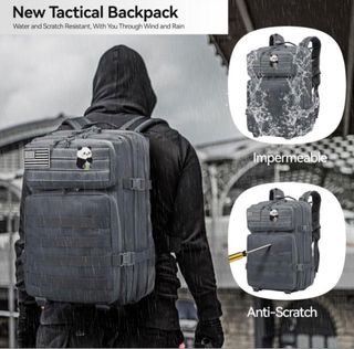 Mochila Táctica MOLLE 50L Impermeable