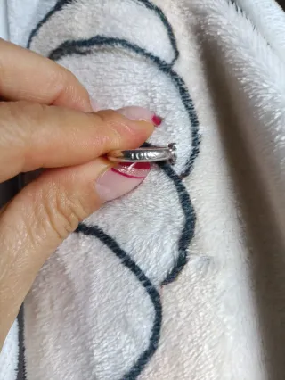 Anillo Plata Tous Mariposa Negro,talla 12