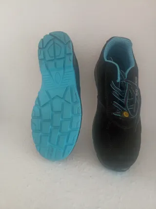 Zapatos de Seguridad Sparco Negros y Azules