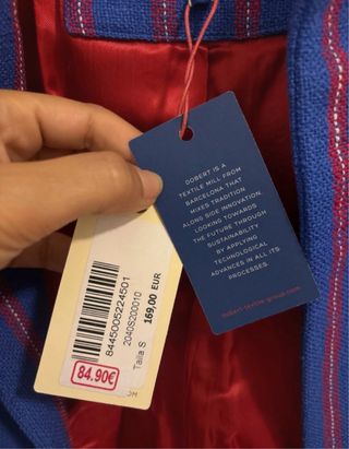 Chaqueta El Ganso Rayas Azul y Rojo