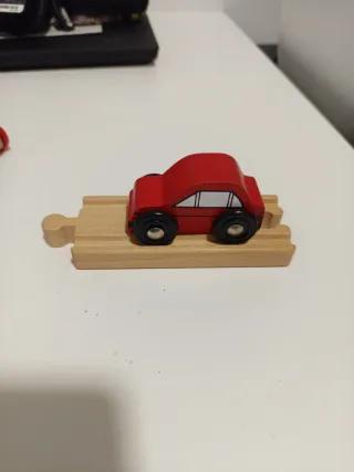 Coches de madera para vías de tren