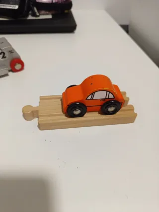 Coches de madera para vías de tren