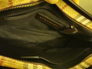Borsa Burberry Beige/Marrone Check