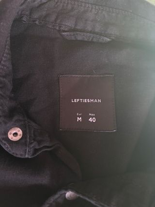 Chaqueta Vaquera Negra Lefties Talla M