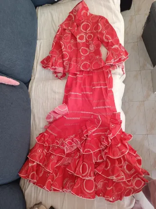 Traje Flamenca Niña Rocío Talla Única