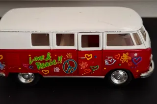 Set 3 Van Hippie Vintage - Modellini VW