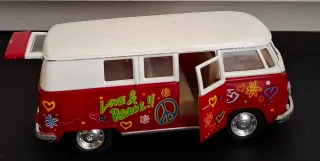 Set 3 Van Hippie Vintage - Modellini VW