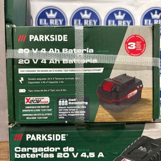 Compresor Inflador Parkside 20V + Batería 4Ah