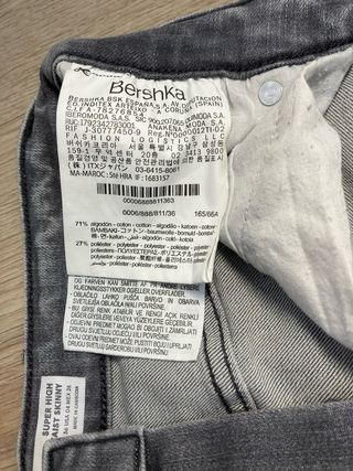Pantalones grises Bershka