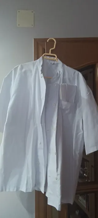 Chaqueta Cocinero Unisex Blanca con gorro