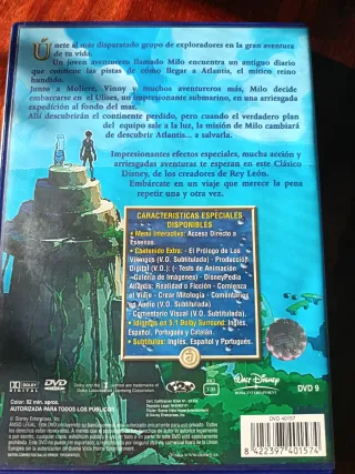 5 Películas DVD Animadas Familiares