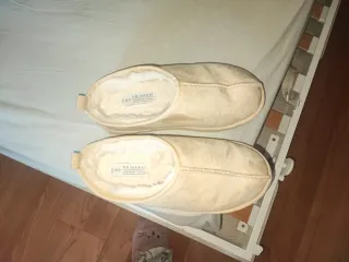 Zapatillas de invierno beige usadas 1 vez