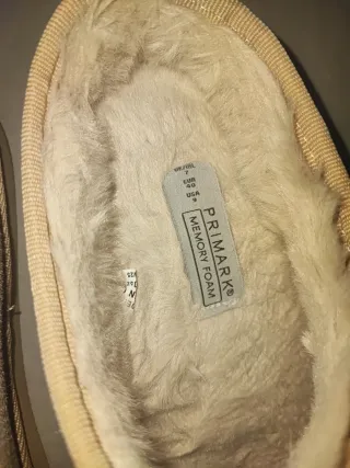 Zapatillas de invierno beige usadas 1 vez