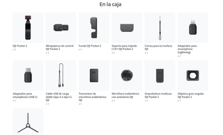 DJI Osmo Pocket 2 Cámara Gimbal. Pack para creador