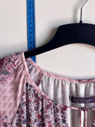 Vestido Largo Estampado Mango Talla M