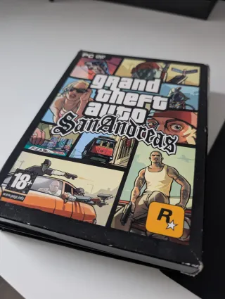 GTA San Andreas PC DVD ed. special con mapa y guia