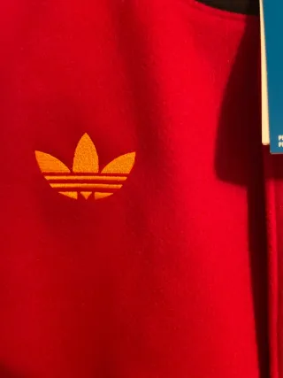 Chaqueta Adidas AS Roma Roja y Naranja