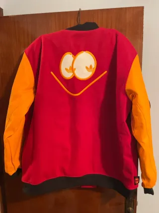 Chaqueta Adidas AS Roma Roja y Naranja