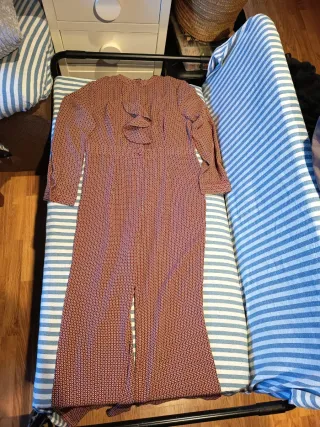 Mono estampado rojo y blanco