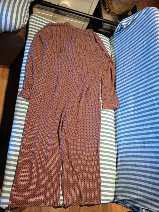 Mono estampado rojo y blanco