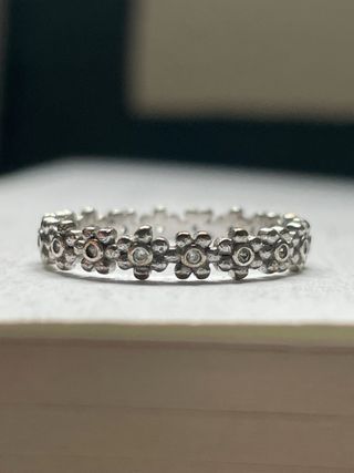 Anillo Plata S925 Flores