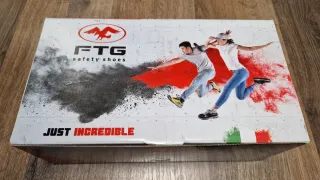 Zapatos de seguridad TFG negros y verdes