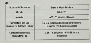 Soporte Móvil Bicicleta Miracase (Nuevo)