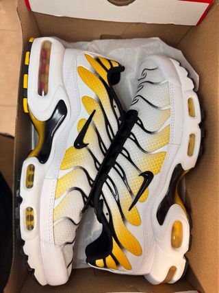 Nike Air Max Plus Blanco y Amarillo (40) original