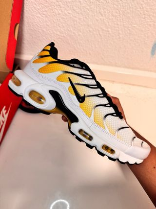 Nike Air Max Plus Blanco y Amarillo (40) original