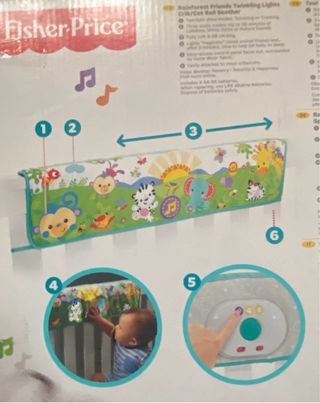 Protector cuna Fisher-Price animales