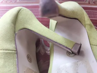 Zapatos de vestir Atmosphere color  pistacho talla