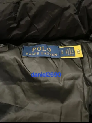 Abrigo Ralph Lauren Negro