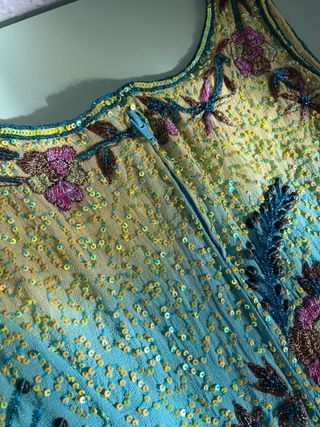 Blusa tirantes bordada