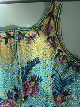 Blusa tirantes bordada