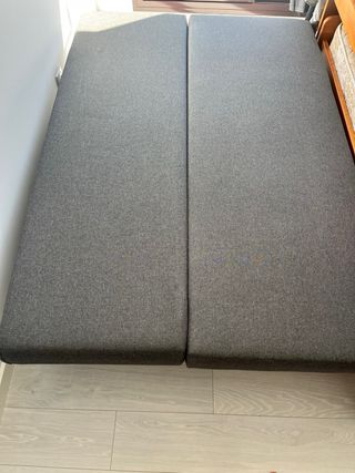 Alvdalen Sofá cama 3 plazas Knisa gris