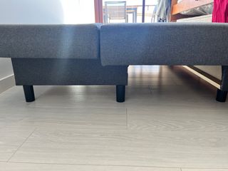 Alvdalen Sofá cama 3 plazas Knisa gris