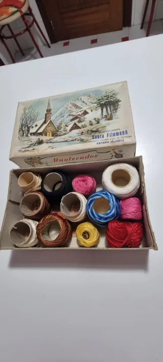 Conjunto de ovillos de hilo Santa Filomena