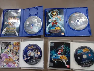 Lote 4 Juegos Saint Seiya PS2 PS3