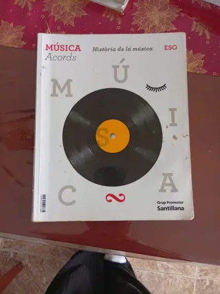 Libro Música Acords 6º ESO Santillana
