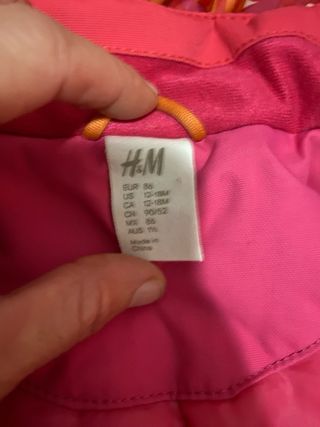 Mono de nieve rojo 86cm