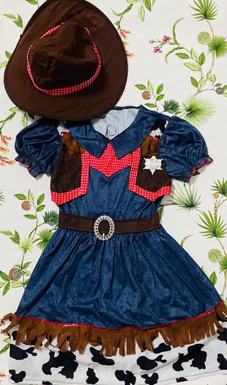 Disfraz Vaquera Carnaval Talla L