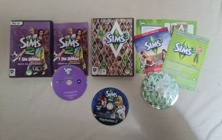 Lote Saga Los Sims PS2 y PC
