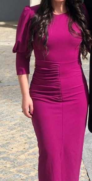 Vestido fiesta buganvilla invierno Talla M