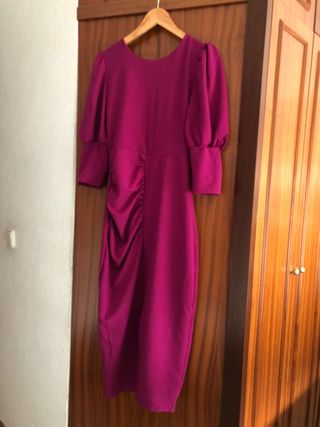 Vestido fiesta buganvilla invierno Talla M