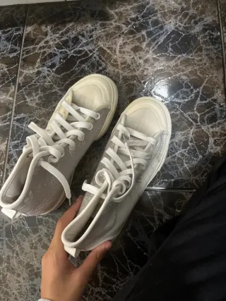 Zapatillas Adidas Altas Blancas